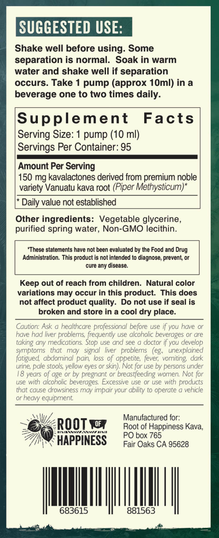 Mixture Nutritional Facts