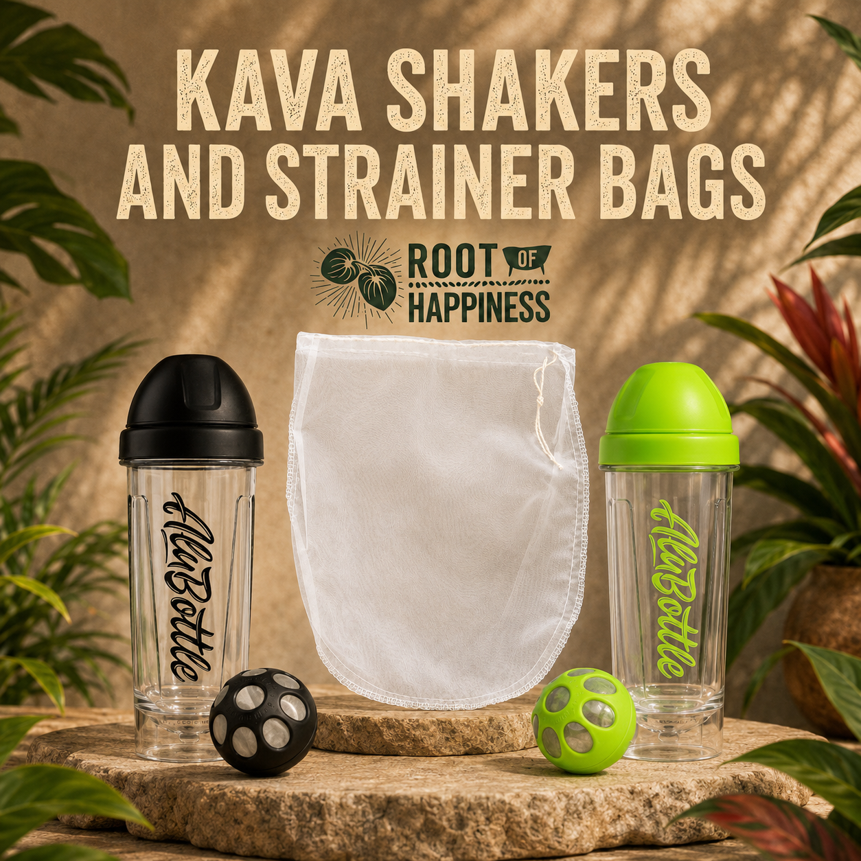 Kava Shakers and Strainer Bags