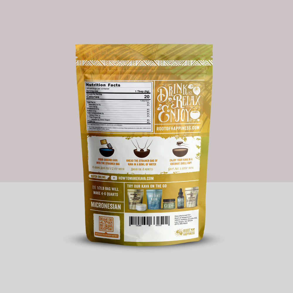 
                  
                    Micronesian Kava Powder - Premium 1/2lb
                  
                