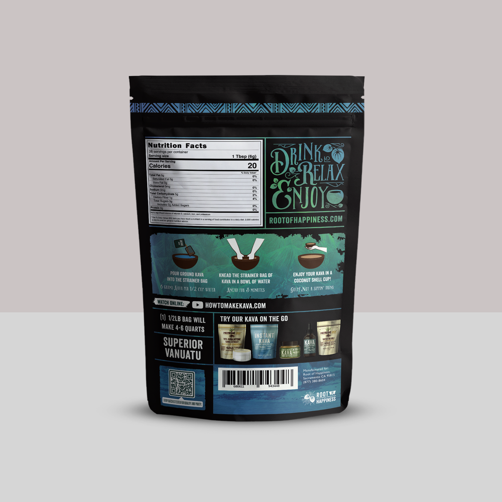 
                  
                    Vanuatu Kava Powder -  Superior 1/2lb
                  
                