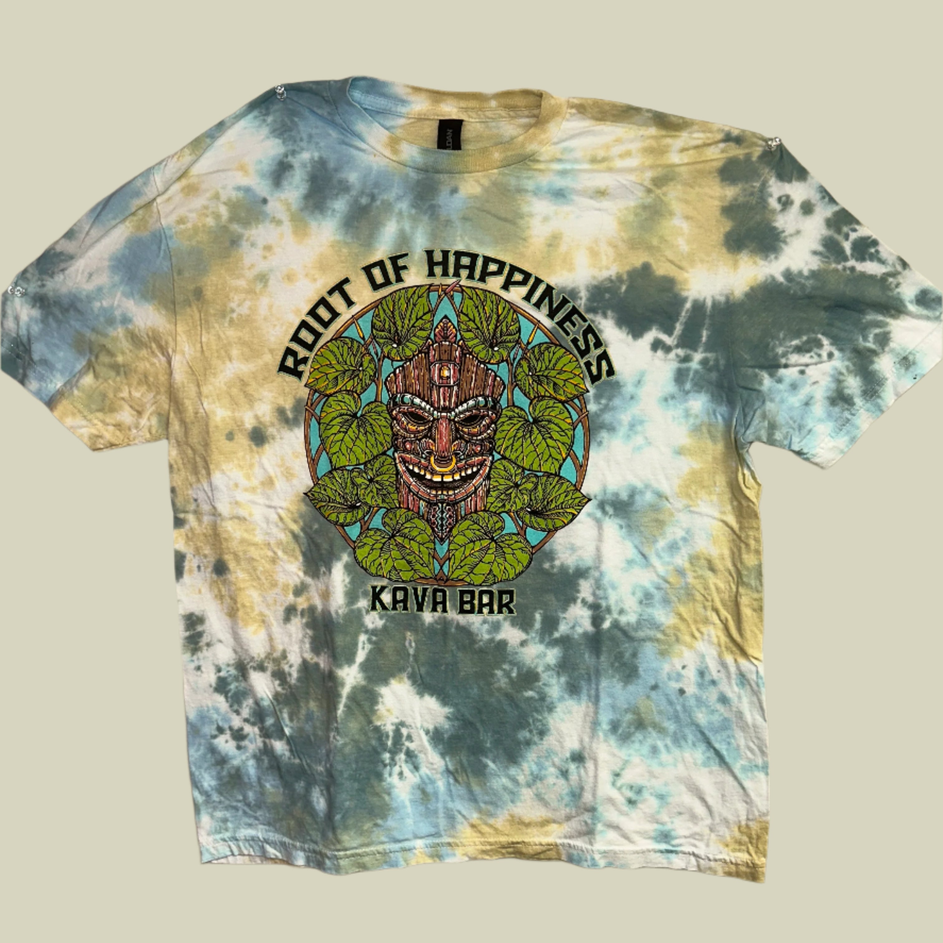 Root of Happiness Short Sleeve Hand Tie-Dyed Tiki | Root of Happiness